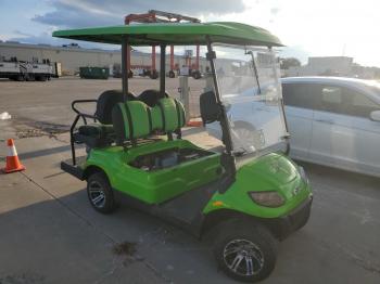  Salvage Aspt Golf Cart