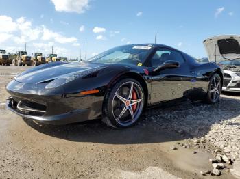  Salvage Ferrari 458 Spider