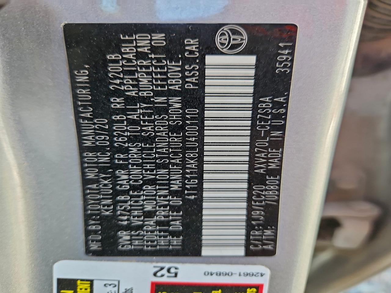 Toyota Camry Se Image 11