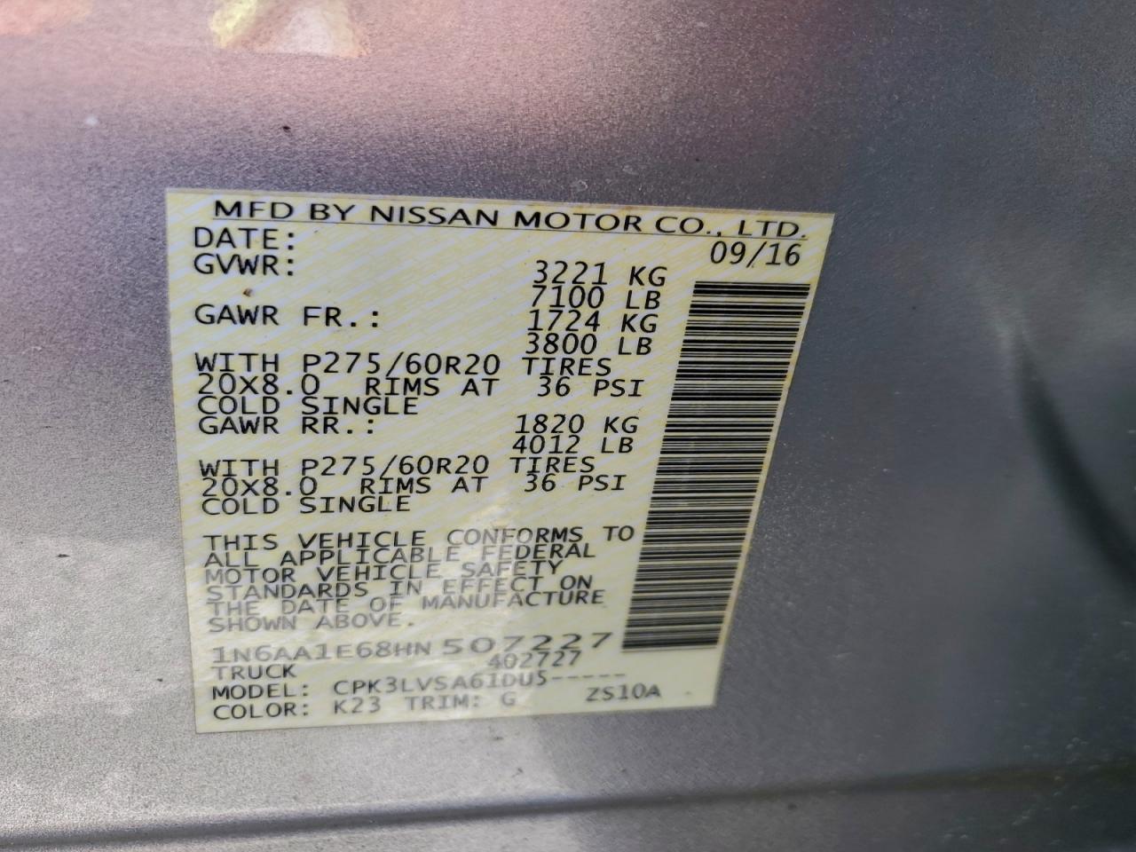 Nissan Titan Sv Image 11