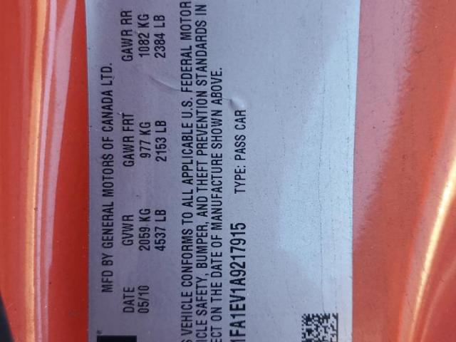 Chevrolet Camaro Ls Image 9