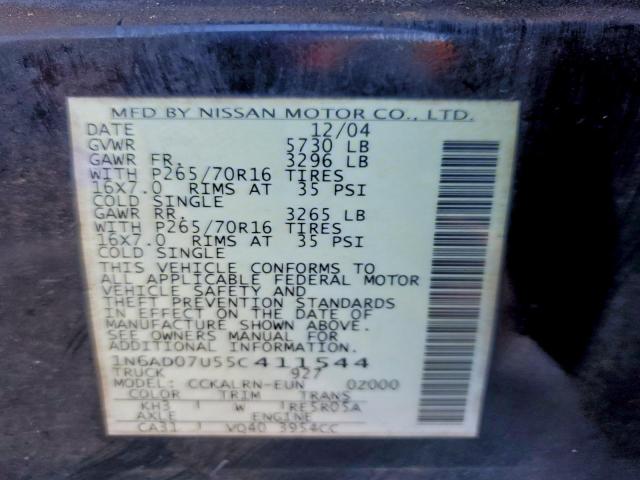 Nissan Frontier Crew Cab Le Image 13
