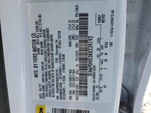 Ford Fusion Se Image 10