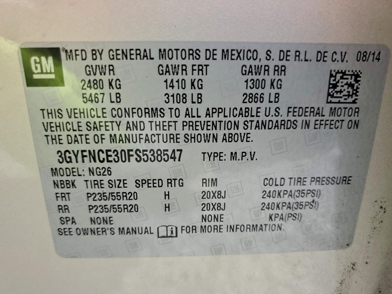 Cadillac SRX Performance Collection Image 2