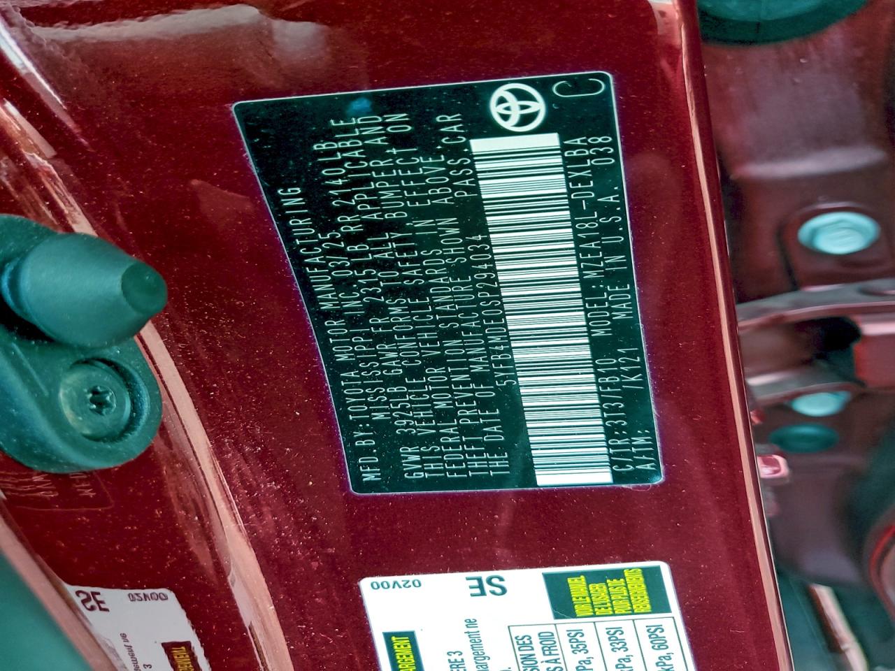 Toyota Corolla Le Image 10