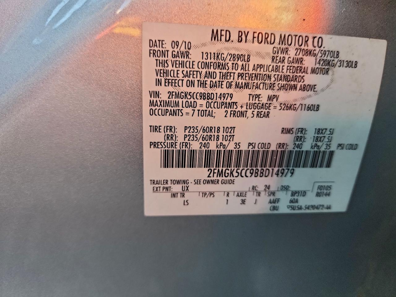 Ford Flex Sel Image 8