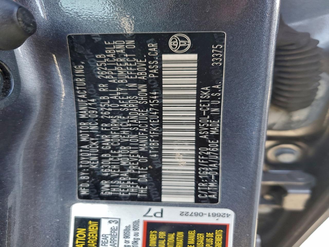 Toyota Camry L Image 11