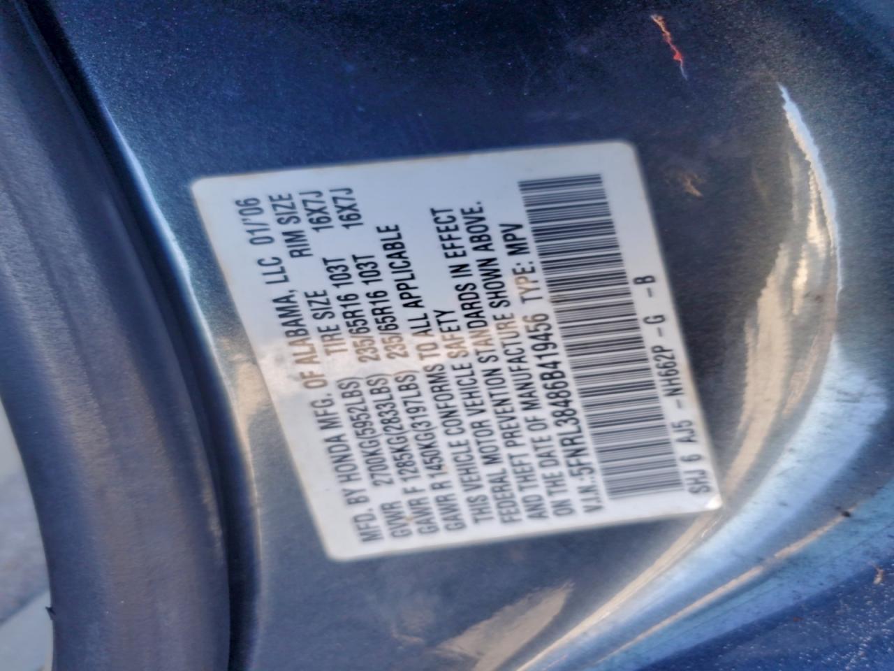 Honda Odyssey Ex Image 10