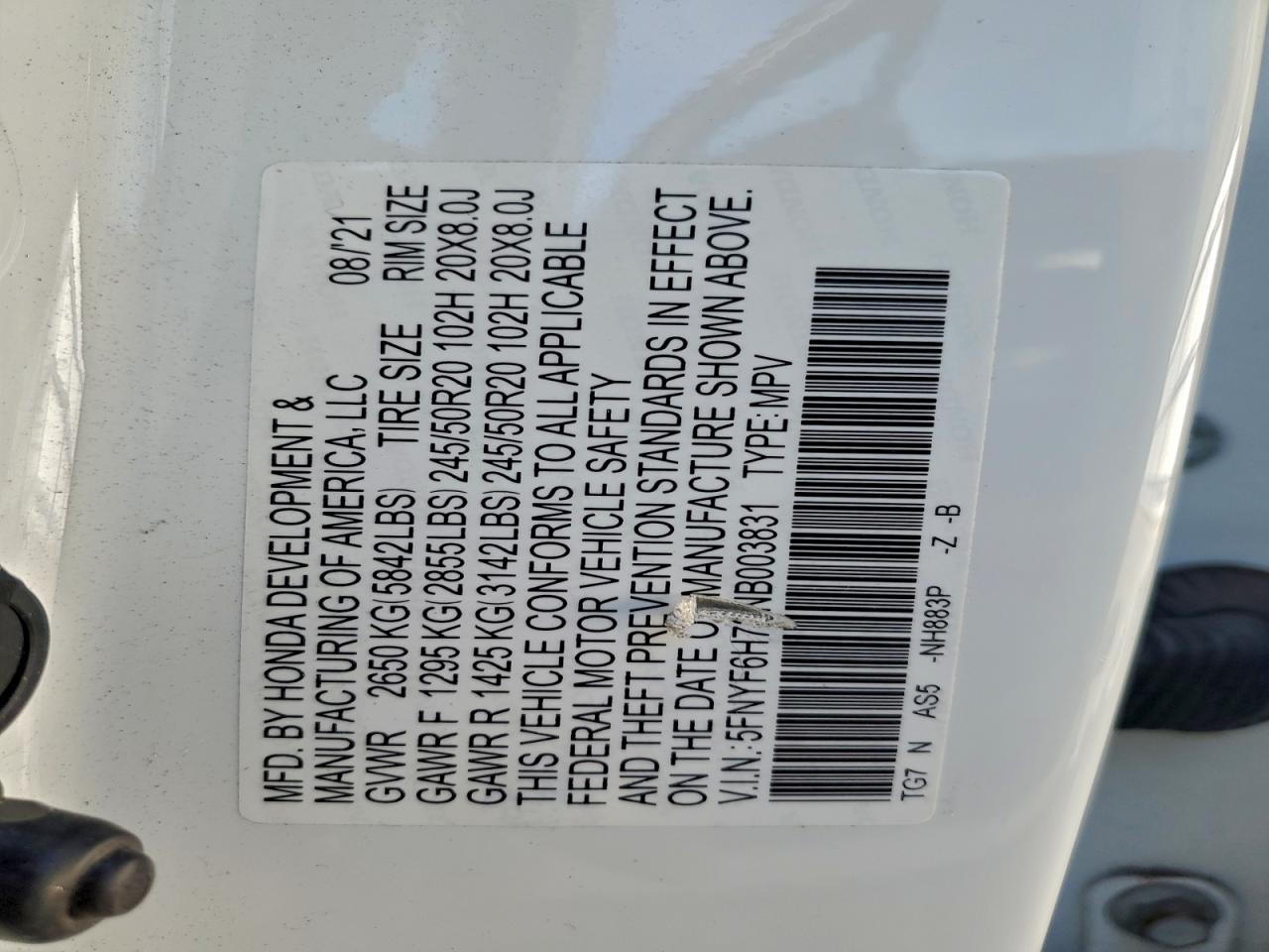 Honda Pilot Black Image 4