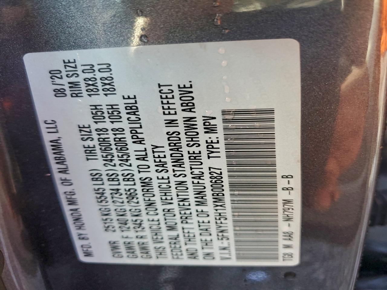 Honda Pilot Lx Image 12