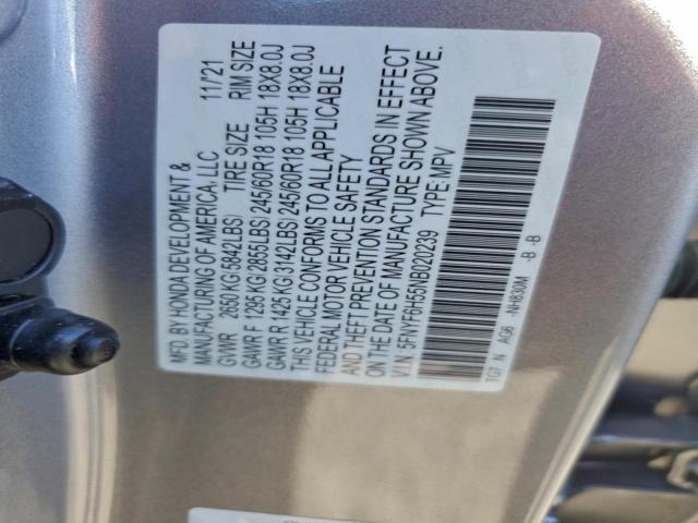 Honda Pilot Exl Image 8