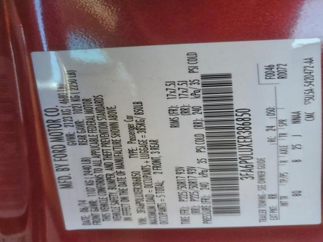 Ford Fusion Se Hybrid Image 11