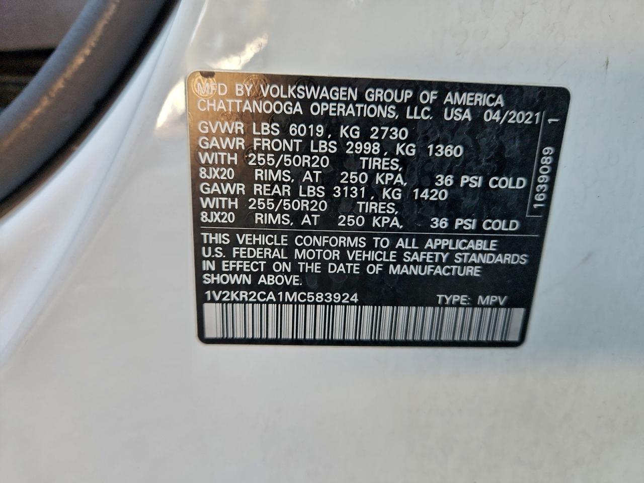 Volkswagen Atlas Se Image 9