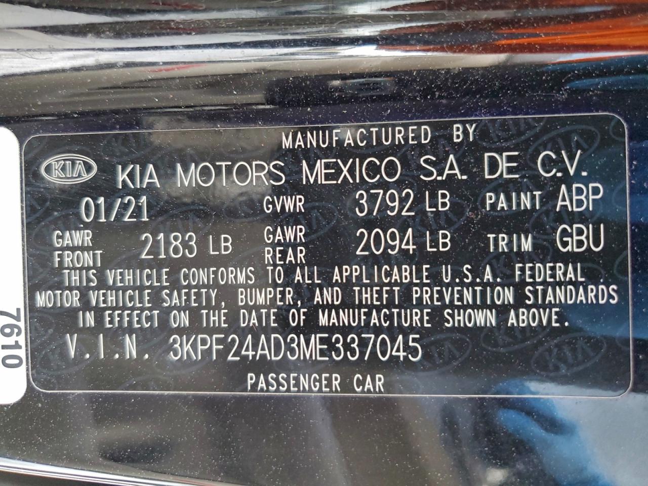 Kia Forte Fe Image 12