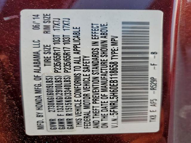 Honda Odyssey Exl Image 11