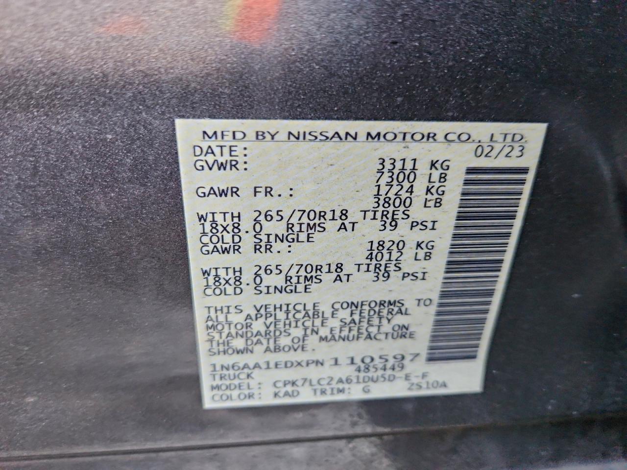 Nissan Titan Sv Image 4