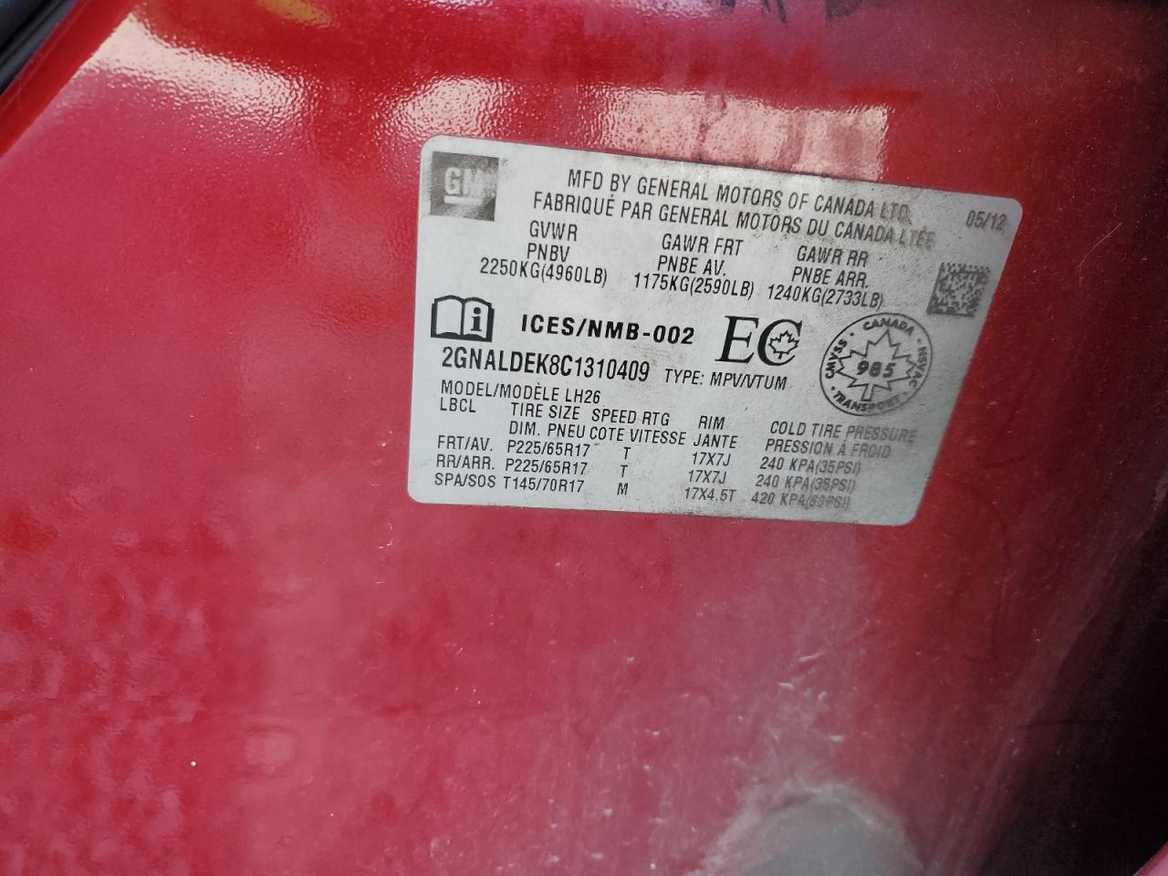 Chevrolet Equinox Lt Image 6