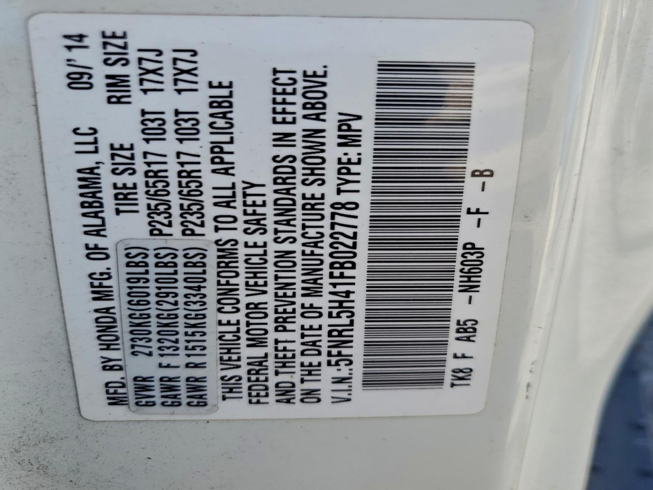 Honda Odyssey Ex Image 7