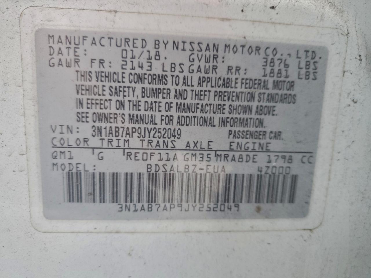 Nissan Sentra S Image 9