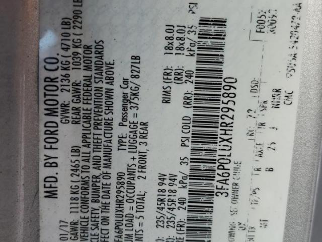 Ford Fusion Se Hybrid Image 4