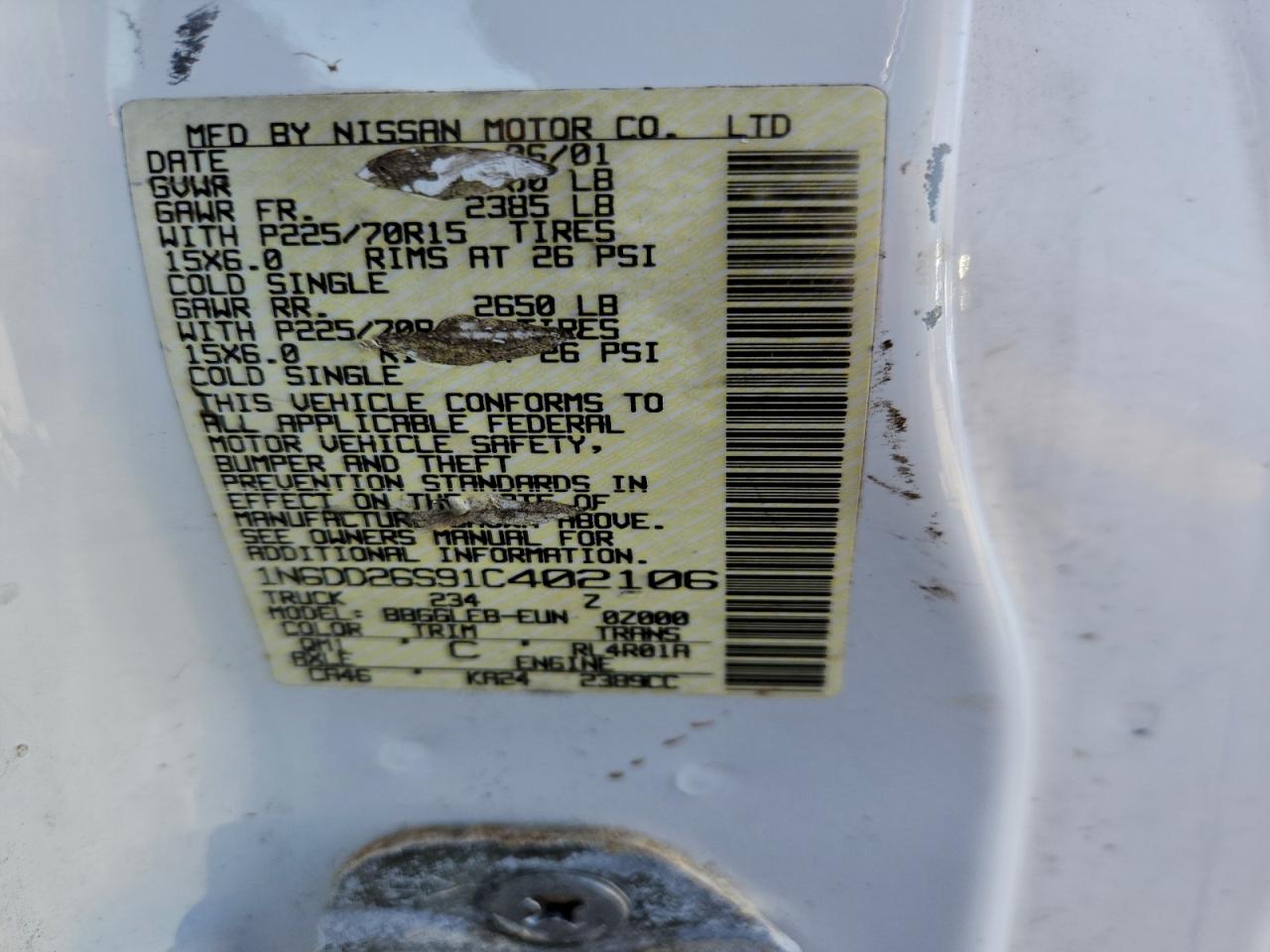 Nissan Frontier King Cab Xe Image 12